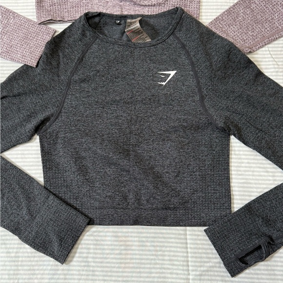 Gymshark Long Sleeve Crop Tops - Picture 2 of 7